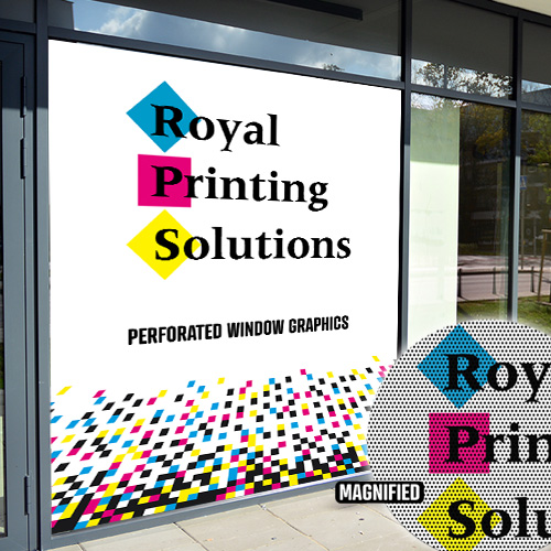 Perforated Window Graphics
